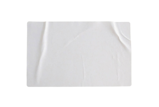 etykieta naklejki izolowana na białym tle ze ścieżką wycinania - Zdjęcie, obraz