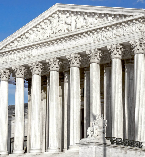 Edificio de la Corte Suprema de los Estados Unidos en Washington DC, EE.UU. - Foto, Imagen