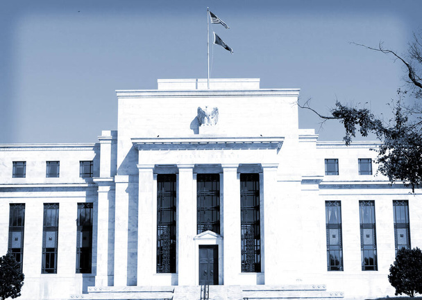 Штаб-квартира Федеральной резервной системы в Вашингтоне, США, ФРС - Фото, изображение