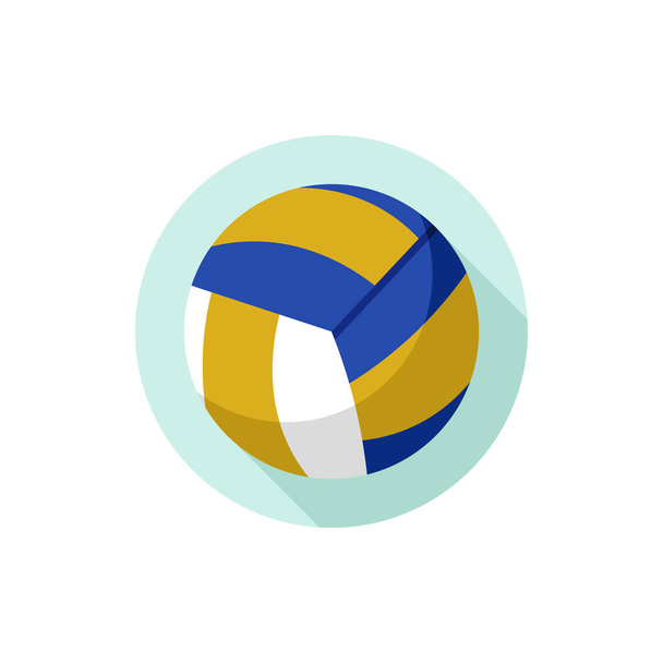 Ballon de volley design plat - Vecteur, image