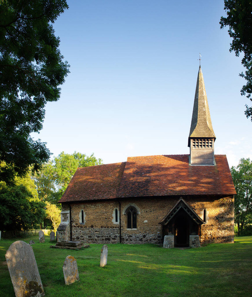 small village church of All Saints Church in Ulting essex - Photo, Image