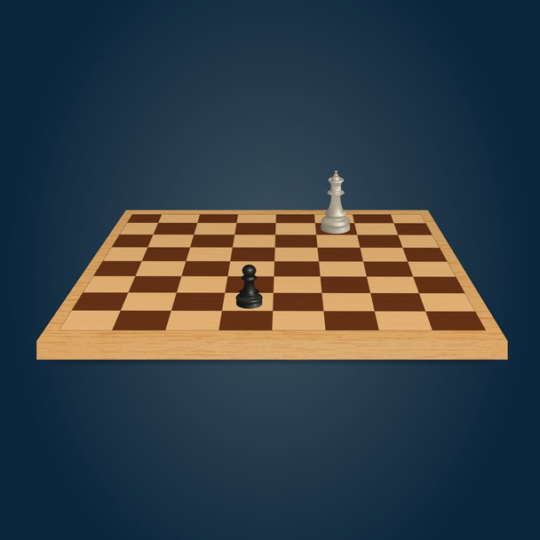 木のチェス - ベクター画像