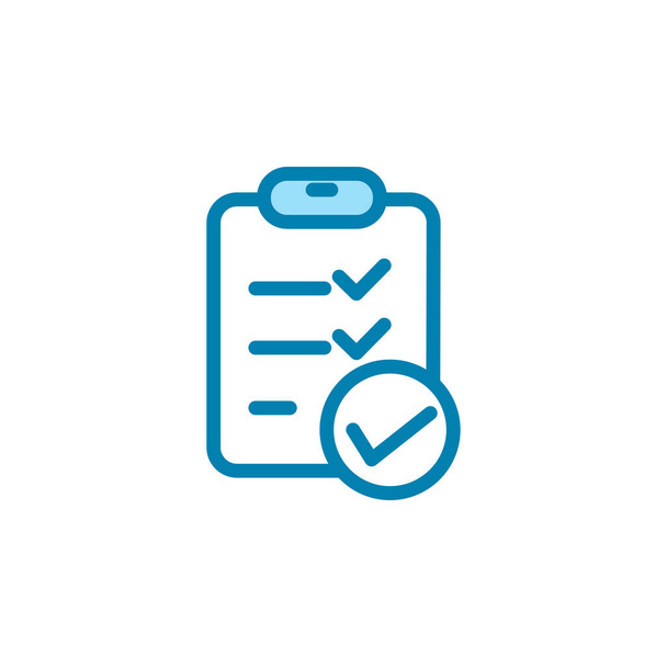 Illustration Vector graphic of checklist icon. Fit for form, clipboard, symbol, mark, list, report etc. - Vector, Image