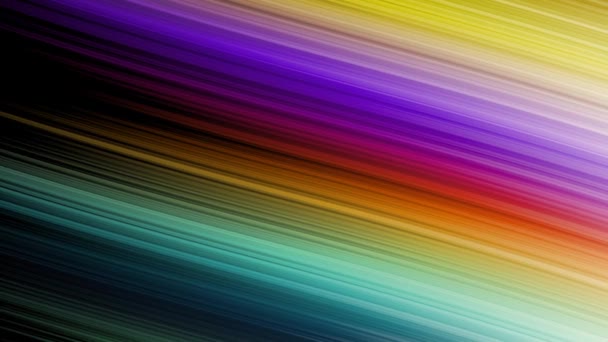 Toczenie wielobarwne błyszczące linie farb lub barów. Animowane tło twirl w hipnotyczny sposób. Abstrakcyjne kolory światła toczenia  - Materiał filmowy, wideo