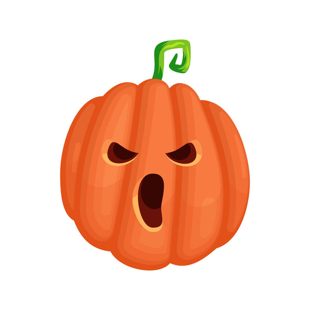 Halloween pompoen vector illustratie - Vector, afbeelding