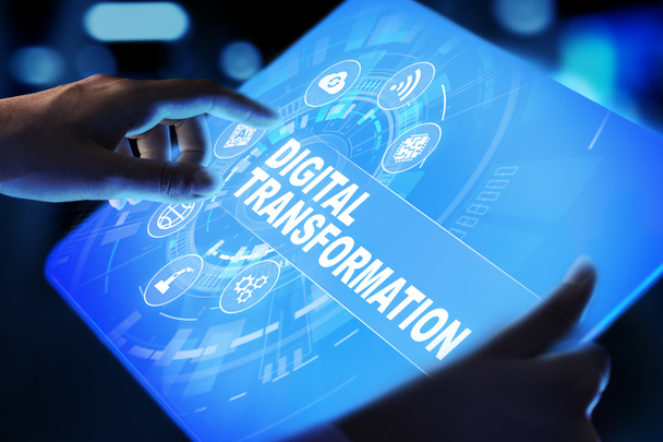Digital transformation, disruption, innovation. Business and modern technology concept. - Photo, Image