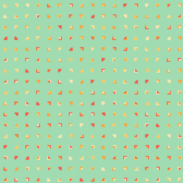 Modèle vectoriel carré avec des figures abstraites faites de triangles. Art génératif sur fond clair - Vecteur, image