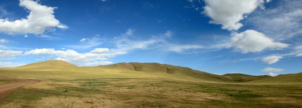 Пейзаж Орхонской долины Монголии
 - Фото, изображение