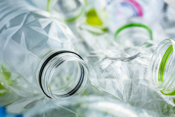plastové láhve recyklace pozadí koncept - Fotografie, Obrázek