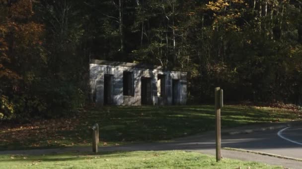 alte Festung im örtlichen Staatspark - Filmmaterial, Video