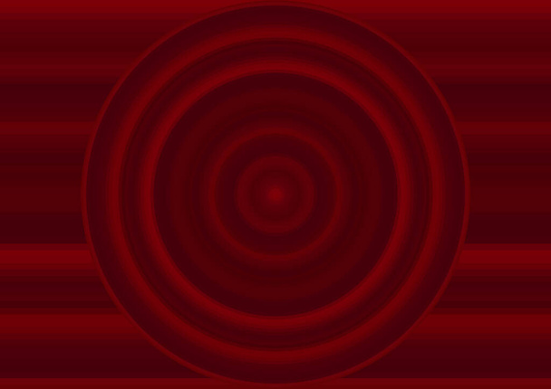 Абстрактный красный фон с цветовыми полосами и кругом - Фото, изображение