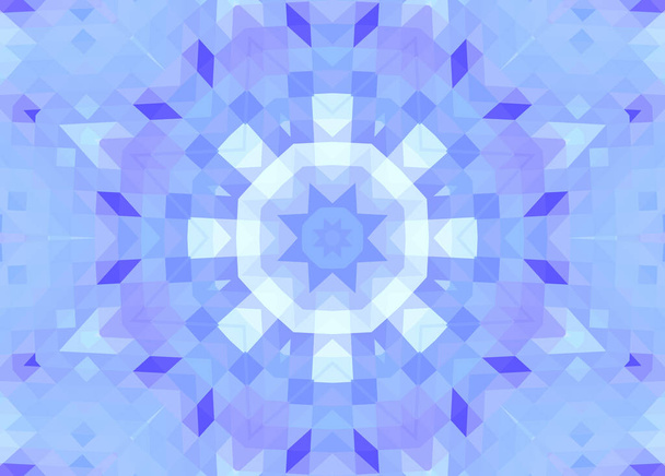Absztrakt kék és orgona háttér koncentrikus mozaik mintát a tervezés - Fotó, kép