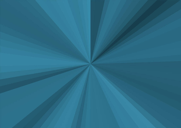 Abstract modern blue background with stripes extending from the center - Photo, Image