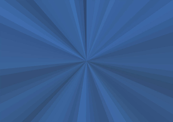 Abstrato moderno fundo azul com listras que se estendem do centro - Foto, Imagem