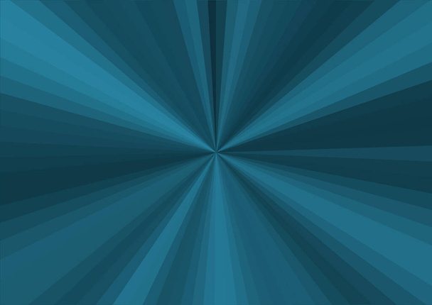 Abstrait fond bleu moderne avec des rayures s'étendant du centre - Photo, image