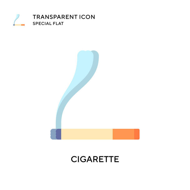 Zigaretten-Vektor-Symbol. Flache Illustration. EPS 10-Vektor. - Vektor, Bild
