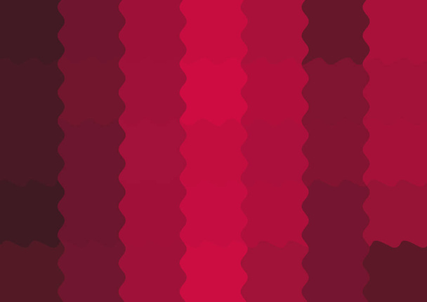 Abstrakcyjne dekoracyjne tło z dużym czerwonym kolorem kwadratowych pikseli falowanych przez fale - Zdjęcie, obraz