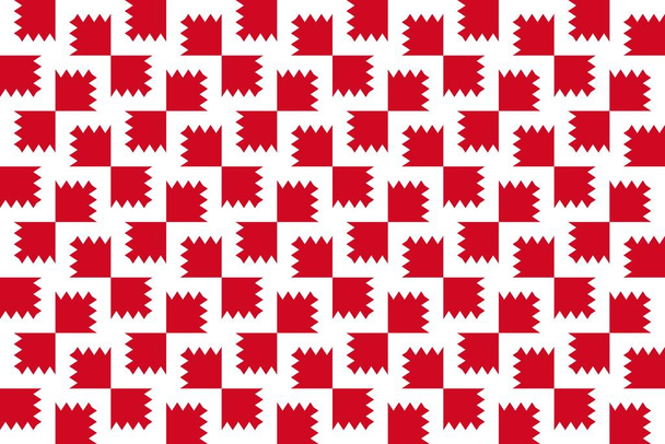 Eenvoudig geometrisch patroon in de kleuren van de nationale vlag van Bahrein - Foto, afbeelding