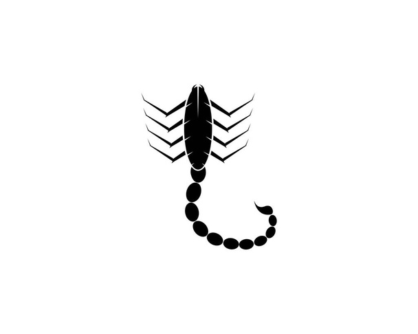Escorpión logotipo plantilla vector ilustración - Vector, imagen