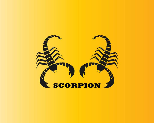 Скорпіон Шаблон логотипу Векторні ілюстрації
 - Вектор, зображення