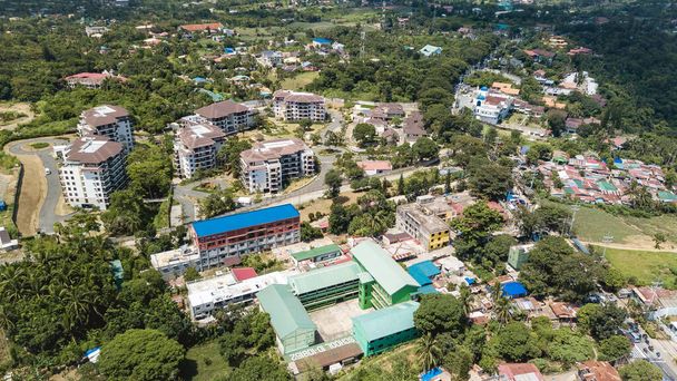 Ar de empreendimentos residenciais e condomínios na cidade de Tagaytay. - Foto, Imagem