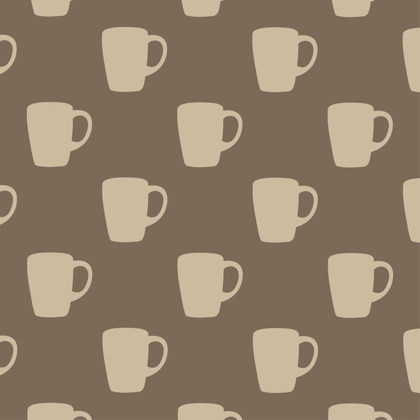 coffee mugs background vector design - Vector, Image