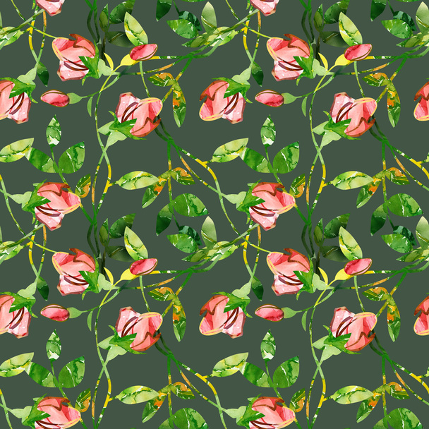 Roses seamles pattern - Foto, afbeelding