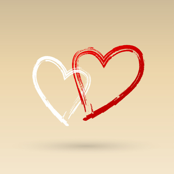 hart voor Valentijnsdag - Vector, afbeelding