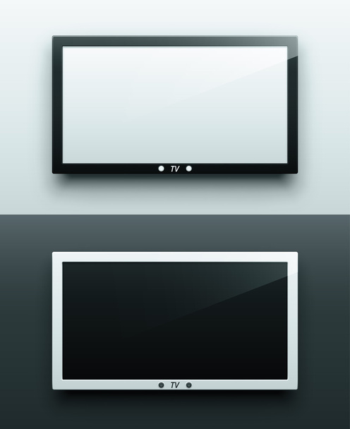TV képernyő lóg - Vektor, kép