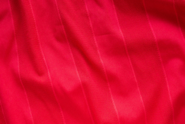 rote Sportbekleidung Stoff Jersey Textur - Foto, Bild