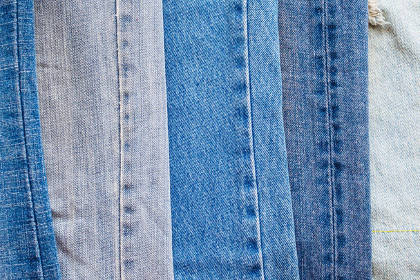 dżinsy niebieski tekstury tła - Zdjęcie, obraz