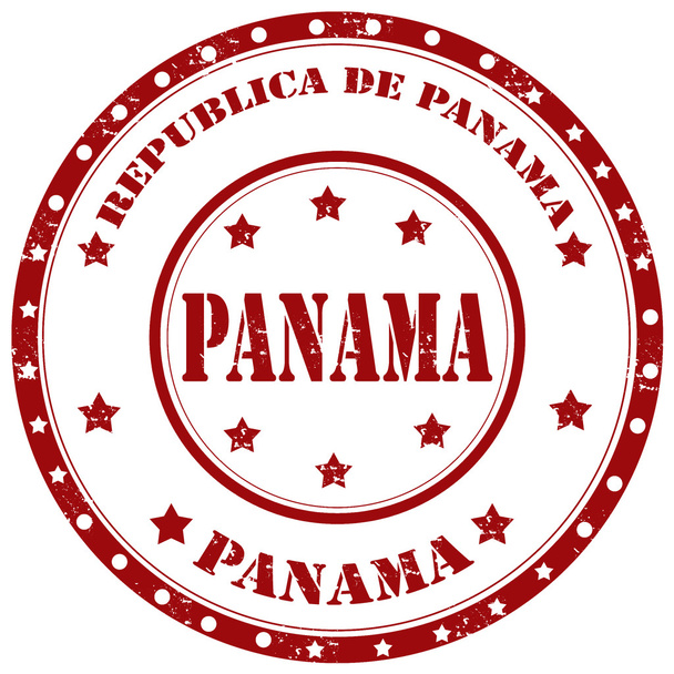Panama-stempel - Vector, afbeelding