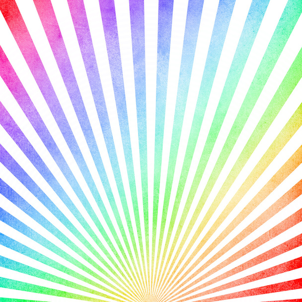 Multicolored vintage ray pattern background - Foto, Imagem