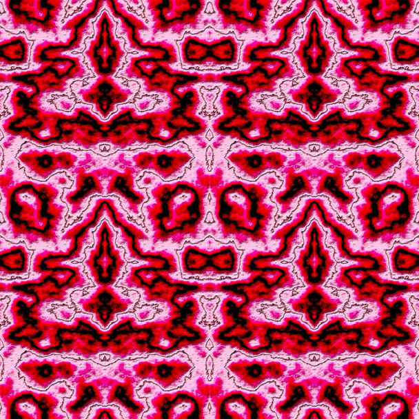 Бесшовный абстрактный рисунок в красных, черно-белых тонах - Фото, изображение