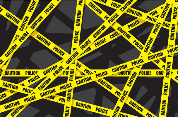 Police tape - Vector, Image