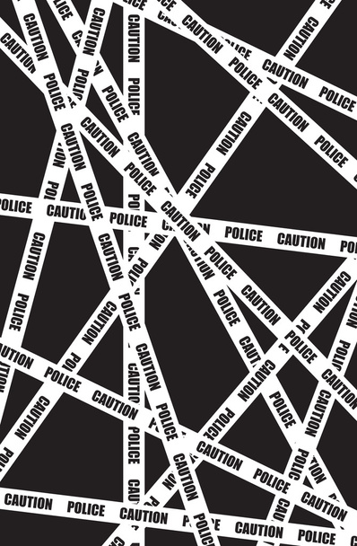 Police tape - Vector, Image