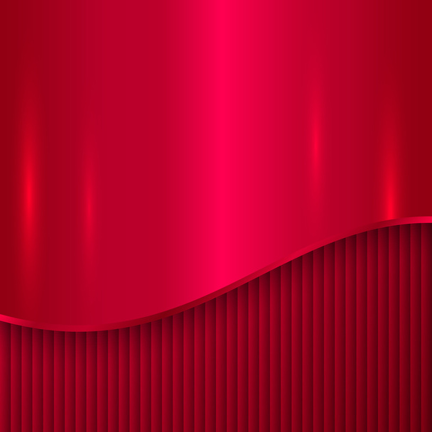 Vector abstract cherry red metallic background - Vector, Image
