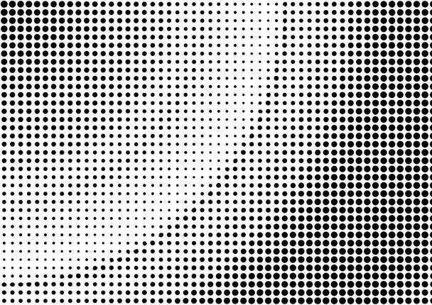 Abstracte halftoon achtergrond in witte en zwarte tinten in grunge stijl, monochrome achtergrond voor visitekaartje, poster, interieur, sticker, website, reclame - Foto, afbeelding