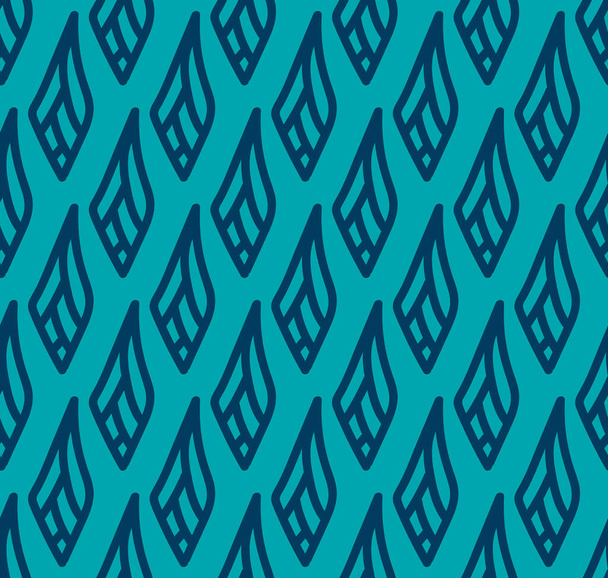 Seamless pattern of hand drawn rhombus. Vector illustration. - Vektör, Görsel