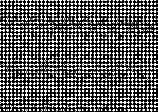 Abstract dotted halftone backdrop in white and black tones in newsprint printing style with dots and circles, monochrome background for business card, poster, advertising - Photo, Image