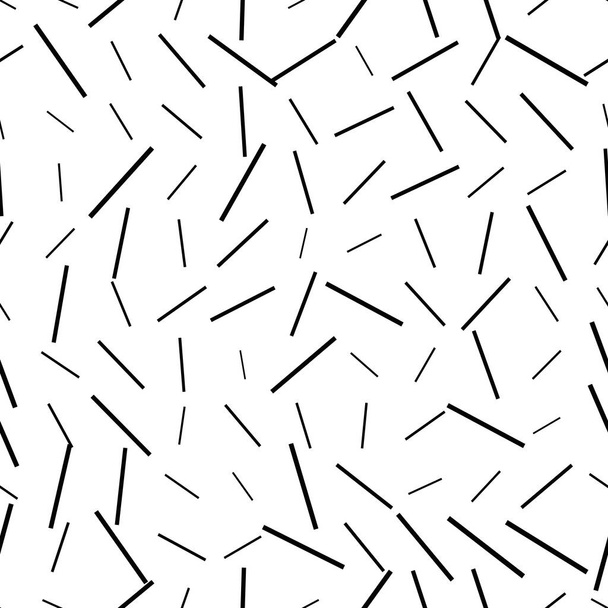 Abstracte rommelige textuur grunge naadloos patroon met stokken, vierkanten. Geometrische vormen. Vectorillustratie.     - Vector, afbeelding