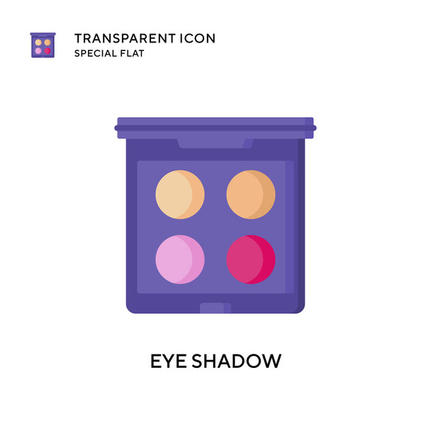 Eye shadow vector icon. Flat style illustration. EPS 10 vector. - Vector, Image