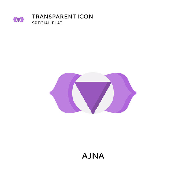 Ajna vector icon. Flat style illustration. EPS 10 vector. - Vector, Image