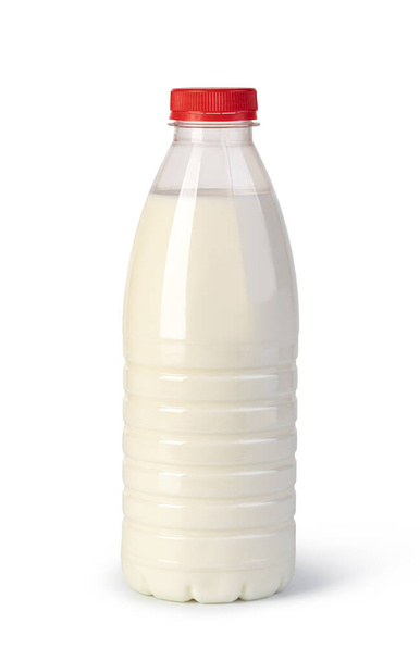 milk bottle on a white background  - Foto, Imagen