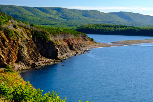 Capa Breton, Nova Scotia: Cabot Trail - one of Top 10 most beautiful roads in the world - Foto, afbeelding