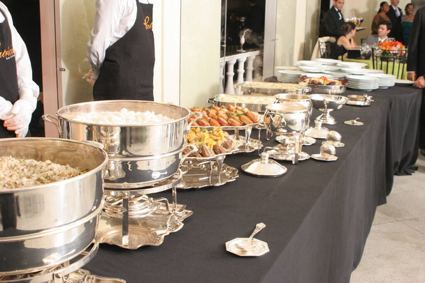 catering buffet, wedding reception, food, meal, restaurant, dinner, party, celebration, - Photo, Image