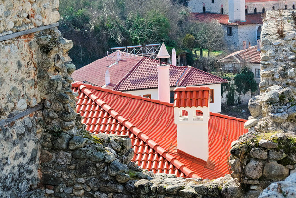 Zobacz formularz Średniowieczna twierdza bizantyjska w miejscowości Melnik, Bułgaria - Zdjęcie, obraz