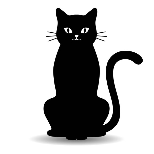 Funny Black Cats icons vector set Stock Vector by ©jelliclecat