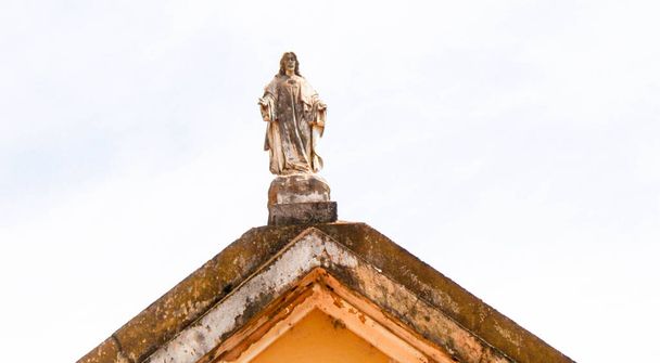 Pico do Gavio in guas da Prata 'daki İsa' nın Kutsal Kalbi Şapeli - Brezilya - Fotoğraf, Görsel