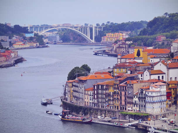 Douro-joki Portossa - Valokuva, kuva